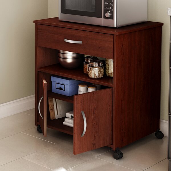 Microwave Cart With Wheels Wayfair